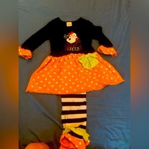 Halloween Outfit, little girls, Boutique